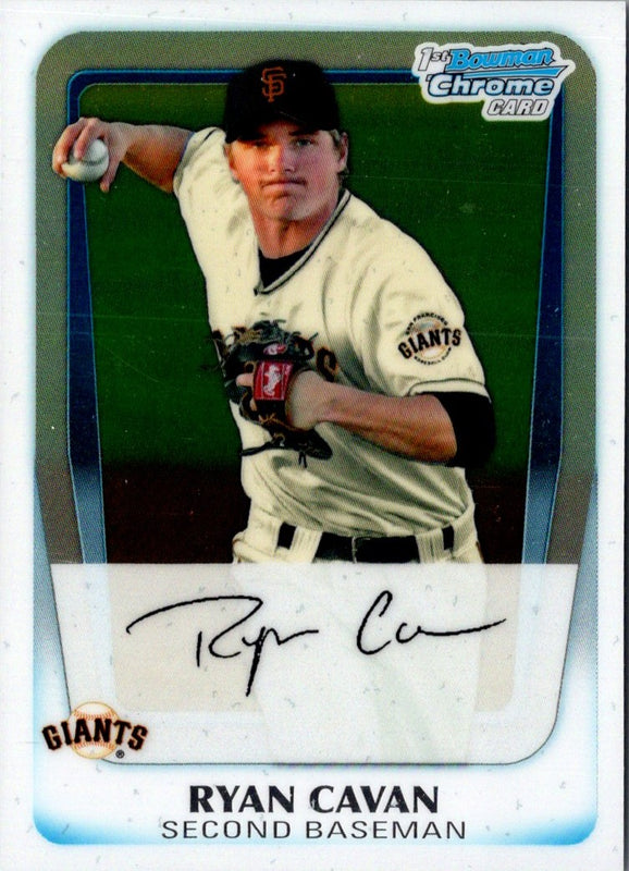 2011 Bowman Chrome Prospects Ryan Cavan #BCP7