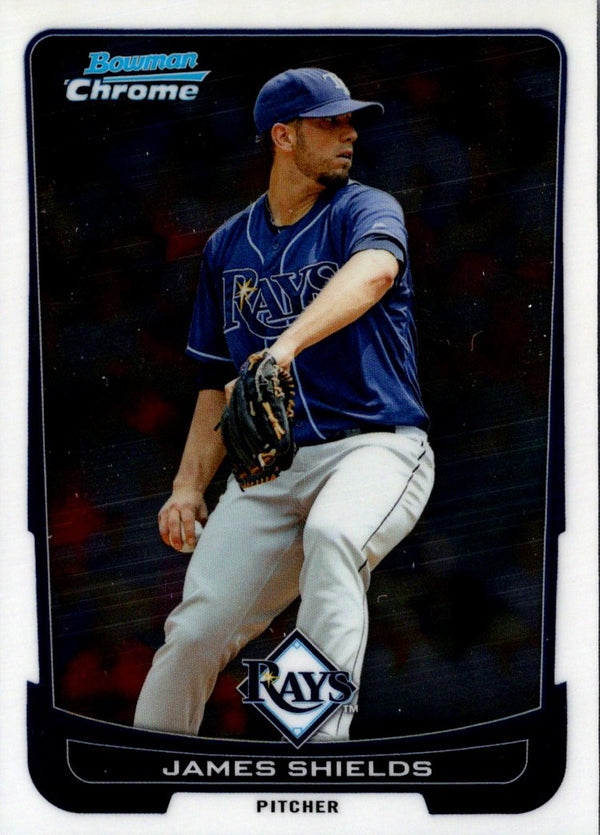 2012 Bowman Chrome James Shields #128