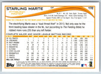 2014 Topps Chrome Starling Marte #172