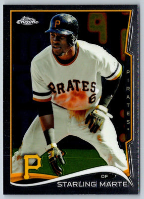 2014 Topps Chrome Starling Marte #172