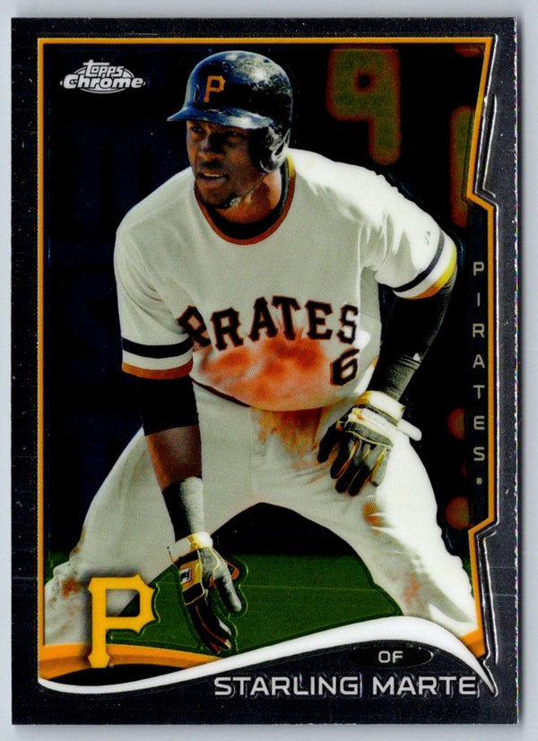 2014 Topps Chrome Starling Marte #172