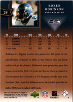 2004 Upper Deck Diamond Collection All-Star Lineup Koren Robinson #26