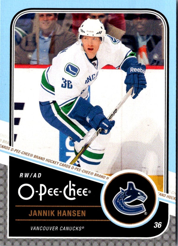 2011 O-Pee-Chee Jannik Hansen #70