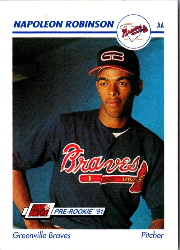 1991 Line Drive AA Napoleon Robinson #215