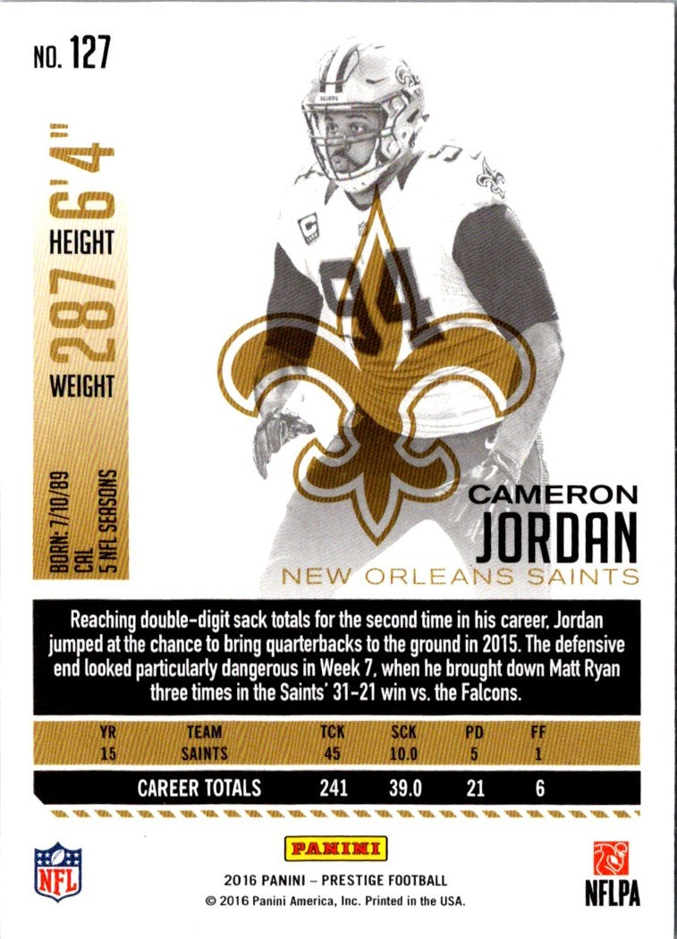 2016 Panini Prestige Cameron Jordan