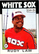 1986 Topps Rudy Law