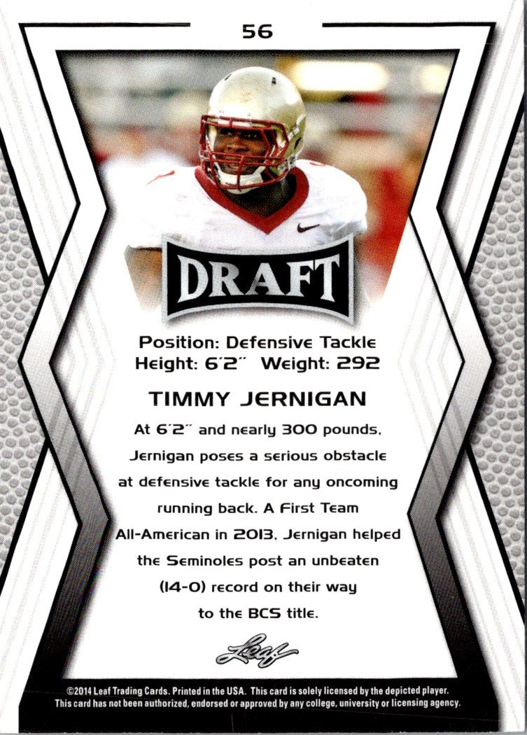 2014 Leaf Draft Timmy Jernigan