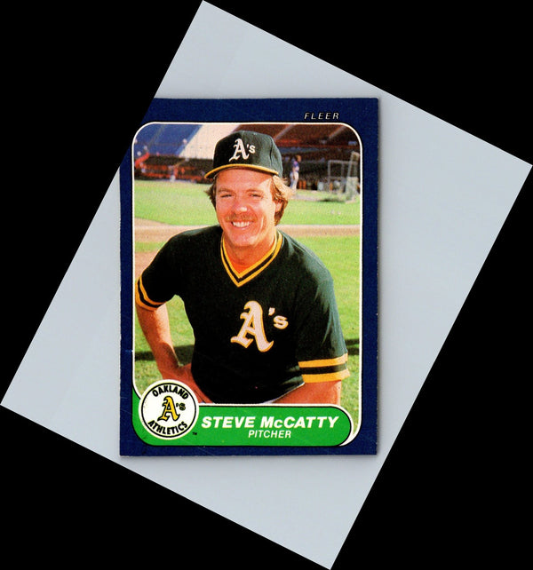 1986 Fleer Steve McCatty #427