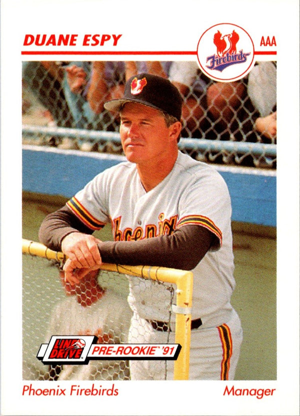1991 Line Drive AAA Duane Espy #399