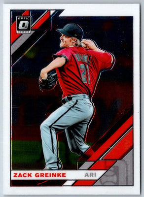 2018 Donruss Optic Zack Greinke #67