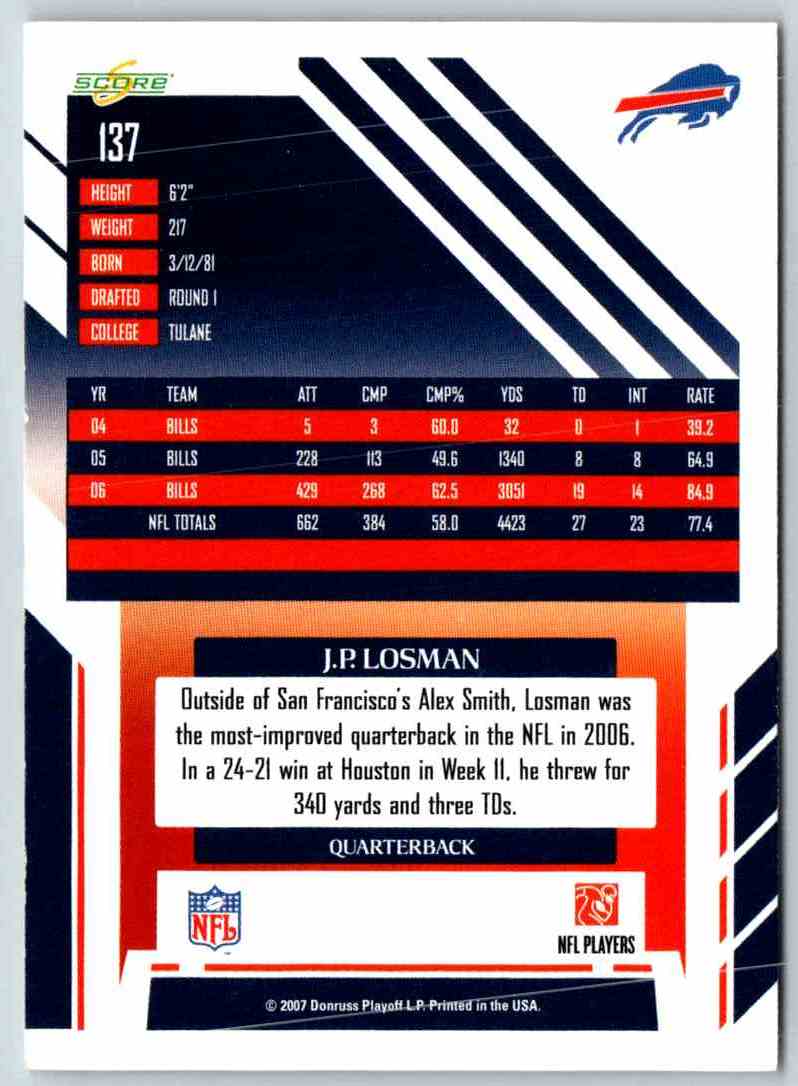 1995 Score J.P. Losman