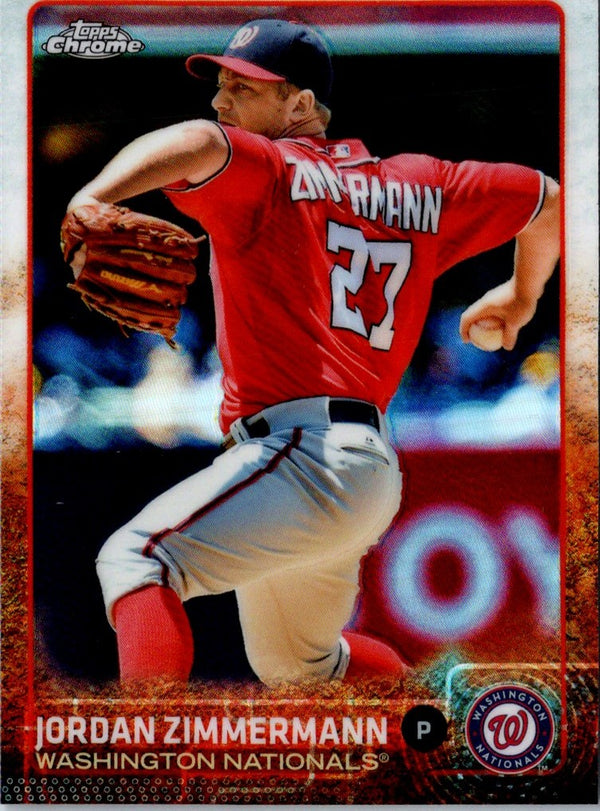 2015 Topps Chrome Jordan Zimmermann #79