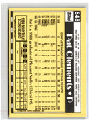 1990 Topps Tiffany Pat Clements
