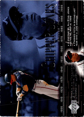 2002 Upper Deck Piece of History Chipper Jones #49