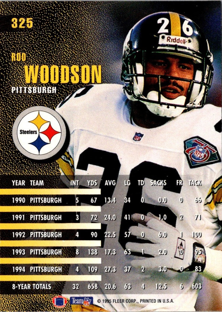 1995 Fleer Shell FACT Rod Woodson