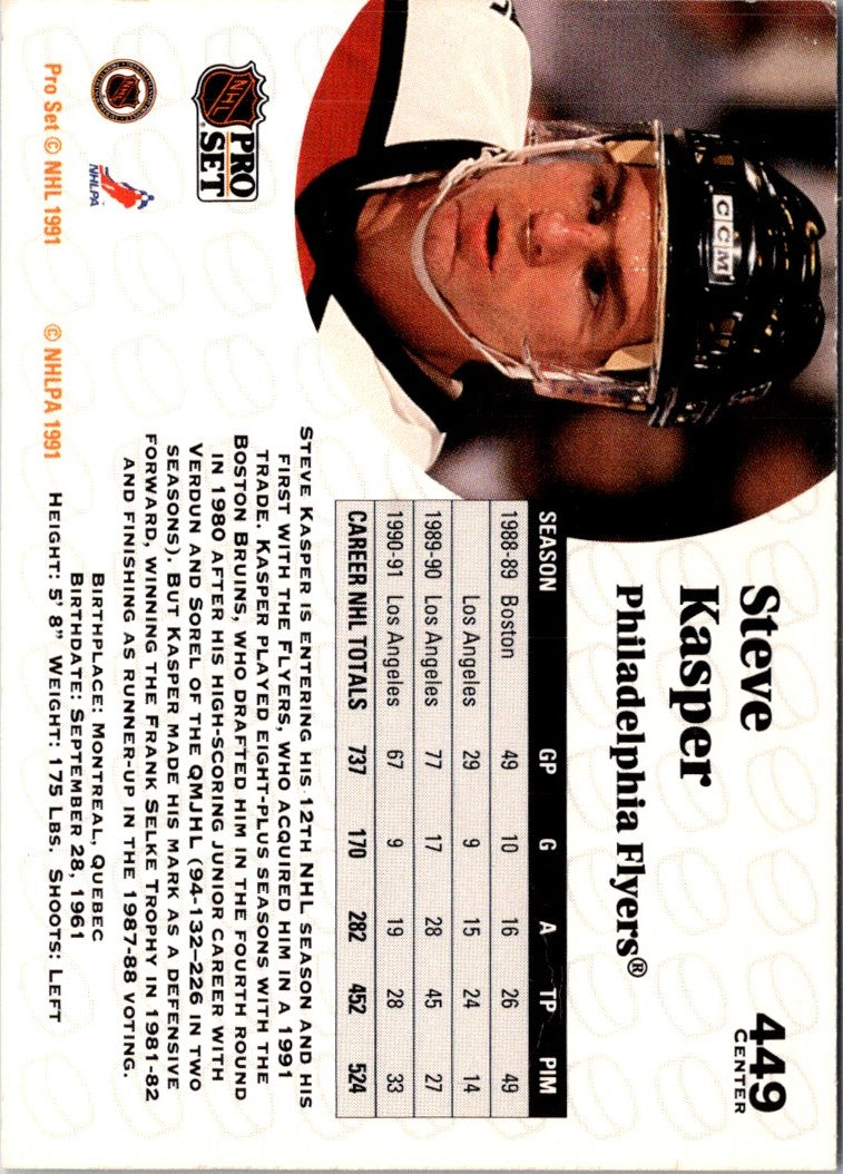 1991 Pro Set Steve Kasper