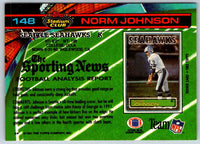 1991 Topps Stadium Club Football Norm Johnson #148