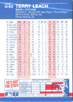 1987 Fleer Update Glossy Terry Leach #U-62