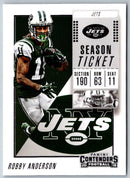 2018 Panini Contenders Robby Anderson