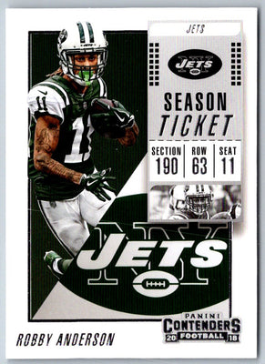 2018 Panini Contenders Robby Anderson #27