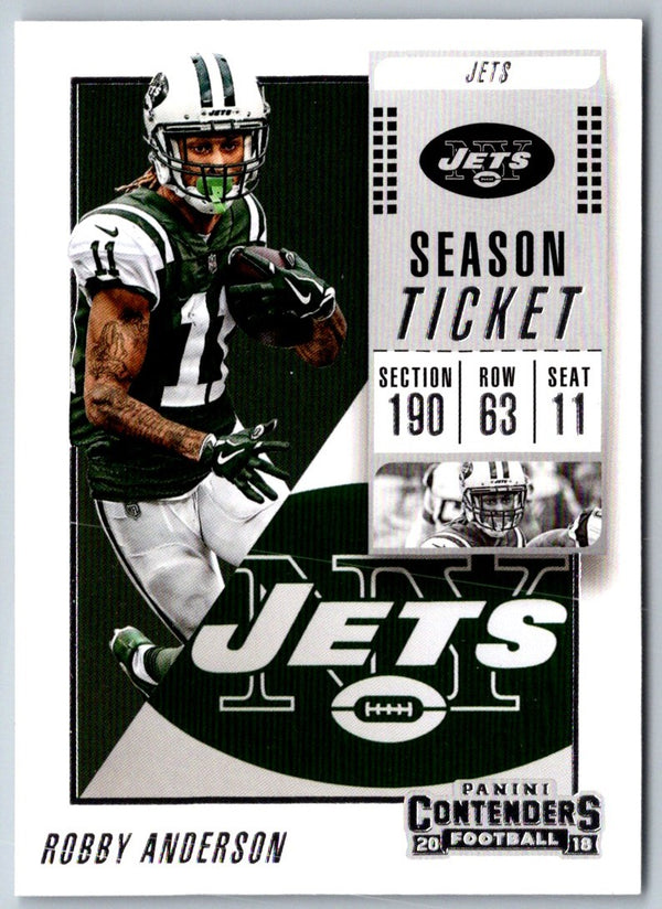 2018 Panini Contenders Robby Anderson #27