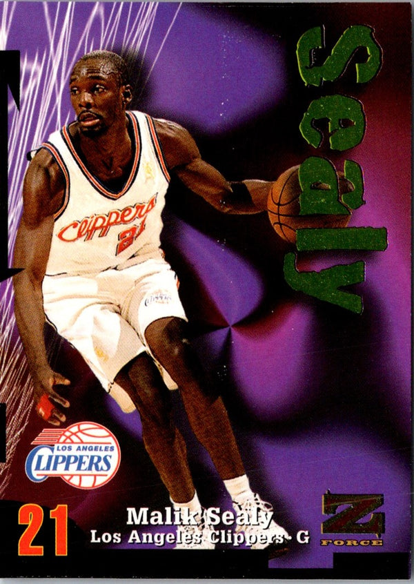 1997 SkyBox Z-Force Malik Sealy #72