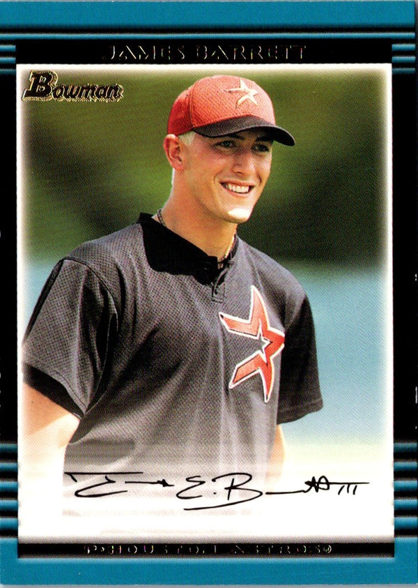 2002 Bowman James Barrett #200 Rookie