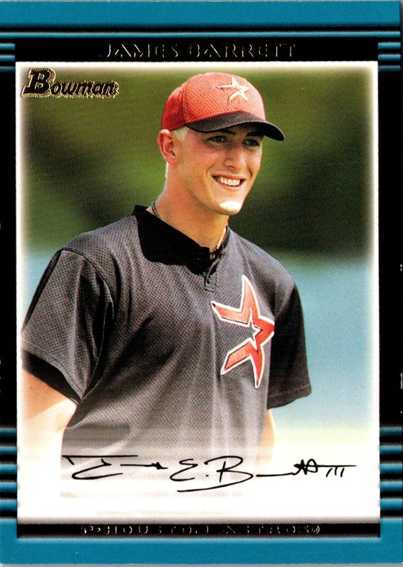 2002 Bowman James Barrett #200 Rookie