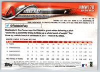 2018 Topps Holiday Robbie Ray #HMW170