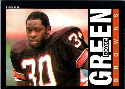 1985 Topps Boyce Green #228 Rookie