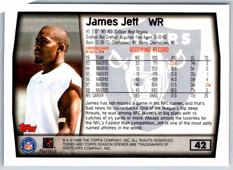 1999 Topps James Jett