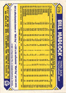 1987 O-Pee-Chee Bill Madlock
