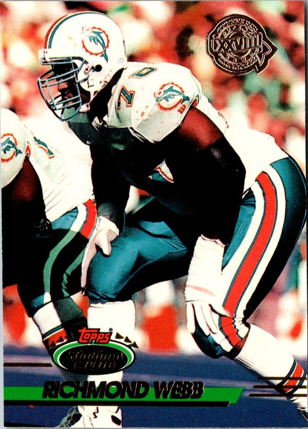 1993 Stadium Club Super Teams Bowl Richmond Webb #405