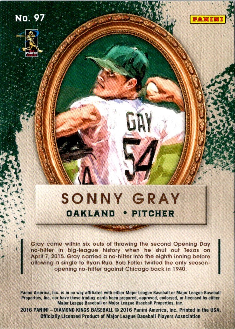 2016 Panini Diamond Kings Sonny Gray