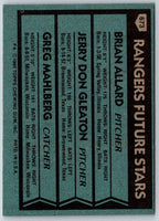 1980 Topps Rangers Future Stars - Brian Allard/Jerry Don Gleaton/Greg Mahlberg #673 Rookie