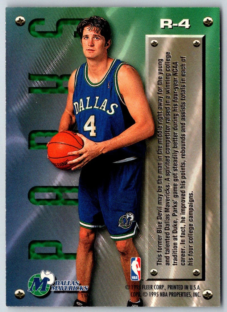 1995 Fleer European Dallas Mavericks