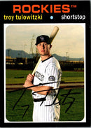 2012 Topps Archives Troy Tulowitzki