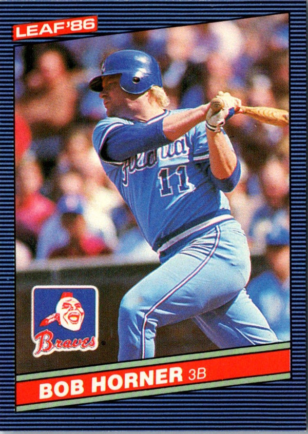 1986 Leaf Bob Horner #121