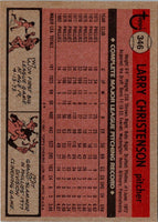 1981 Topps Larry Christenson #346