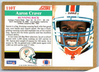 1991 Score Aaron Craver #110T