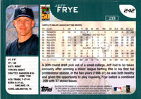 2001 Topps Jeff Frye #242