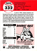 1991 Topps Archives 1953 Eleanor Engle