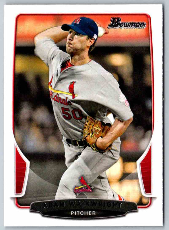 2013 Bowman Adam Wainwright #125