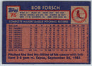 1984 Topps Bob Forsch