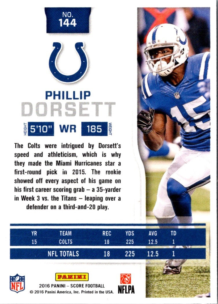 2016 Score Phillip Dorsett