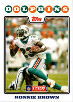 2008 Topps Kickoff Ronnie Brown #154
