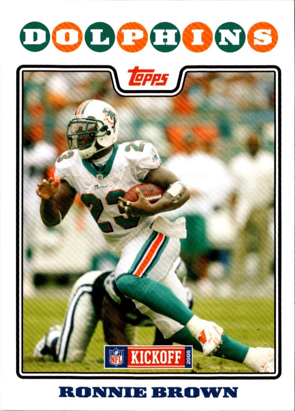 2008 Topps Kickoff Ronnie Brown #154