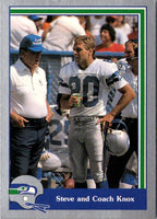 1989 Pacific Steve Largent Steve and Coach Knox #57