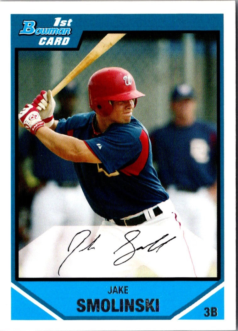 2007 Bowman Draft Picks & Prospects Chrome Jake Smolinski