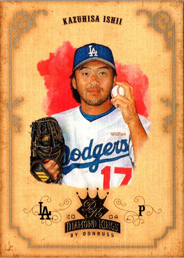 2004 Donruss Diamond Kings Kazuhisa Ishii #47